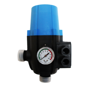 Controlador de presión automático 1" 10BAR con Manómetro