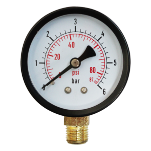 Manómetro de 0 a 6 bar 60mm