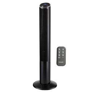 Ventilador de torre BVTV50 — silencioso, 3 velocidades, control remoto, 50 W, 102 cm