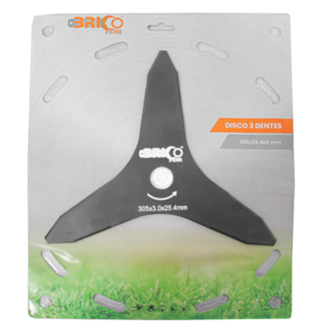 Disco de desbrozadora de 3 dientes