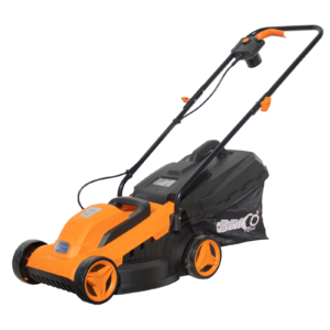 Cortacésped Eléctrico - 1200W, ancho de corte 33cm y altura ajustable