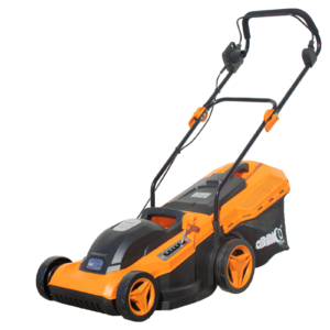 Cortacésped Eléctrico - 1600W, ancho de corte 38 cm, altura regulable