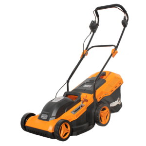 Cortacésped Eléctrico - 1800W, ancho de corte 38cm y altura ajustable