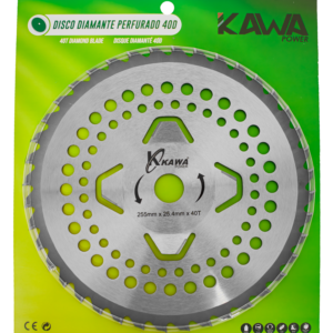 Disco de desbrozadora diamantado perforado de 40 dientes