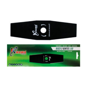 Disco de desbrozadora liso de 2 dientes