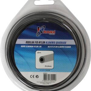 Hilo de nylon redondo con aluminio 2,4 mm 15 m