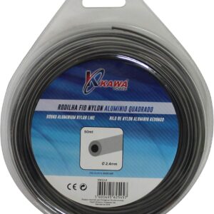 Hilo de nylon redondo con aluminio 2,4 mm 50 m