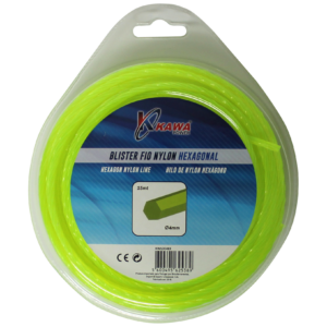 Hilo de nylon hexagonal 4 mm 15 m