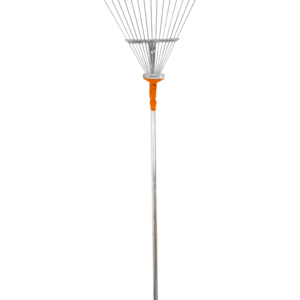 Escoba regulable de aluminio para hojas con cable extensible y 15 dientes - 58,5 cm