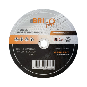 Disco de corte acero Ø 230mm - 10 unidades