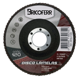 Disco de láminas Ø115mm grano 120 – pack de 10 unidades
