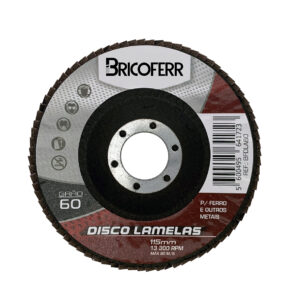 Disco de láminas Ø115mm grano 60 – pack de 10 Unidades