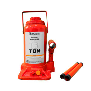 Gato hidráulico tipo botella 16T – altura ajustable de 225 a 425 mm