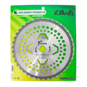 Disco de desbrozadora diamantado perforado de 40 dientes