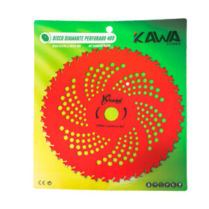 Disco de desbrozadora diamantado perforado de 40 dientes