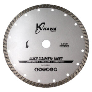 Disco de corte de diamante turbo Ø 230 mm