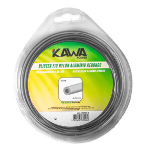 Hilo de nylon redondo con aluminio 3 mm 15 m