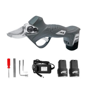 Tijera de poda eletrica 300W con batería 14.4V 2Ah y corte 25 mm