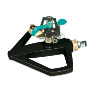 Aspersor de impacto con base metálica