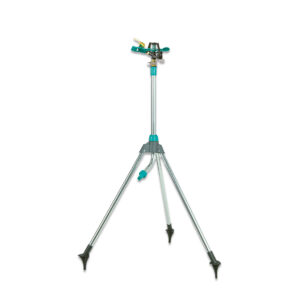 Aspersor de impacto de plástico con trípode