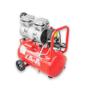 Compresor de aire silencioso - 550 W, 24 L, 110 L/min, 8 bar