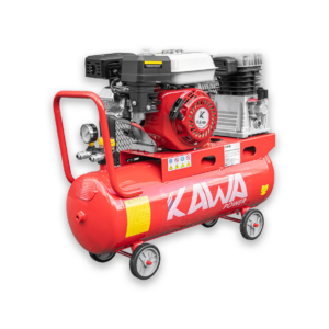 Compresor de aire con correas y motor gasolina - 7 HP, 50 L, 250 L/min, 8 bar